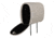 The Headrest Safe Co. The Headrest Slide Unit, Cloth, Light Gray, HRSLIDELGC02
