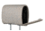 The Headrest Safe Co. The Headrest Slide Unit, Cloth, Light Gray, HRSLIDELGC02