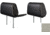 The Headrest Safe Co. The Vulcan Bundle Right-Hand Driver Bundle, Cloth, Light Gray, HRBUNLGC01RH