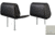 The Headrest Safe Co. The Vulcan Bundle Right-Hand Driver Bundle, Leatherette, Light Gray, HRBUNLGL01RH