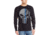 Thin Blue Line Mens Longsleeve T-shirt - Skull - TBL-LS-SKULL-LARGE