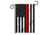 Thin Blue Line Thin Red Line American Garden Flag - GARDEN-AMERICAN-RED