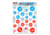 Thompson Target Air Strike 2 Player Shooting Game Targets - 19x25in, 20 Pack, Multi, Extra Large, 4001-20