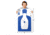 Thompson Target B27Q Silhouette Qualification Shooting Targets - 25x38in, 25 Pack, Blue, 2XL, 0279-25