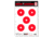 Thompson Target Bright Lightning 12.5x19in Paper Shooting Targets, 30 Pack, Red, Large, 6801-30