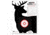 Thompson Target Deer Silhouette Quick Kill Zone 19x25in Targets, 20 Pack, Black, Extra Large, 8700-20
