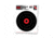 Thompson Target HALO Bullseye 8in Reactive Splatter Targets 8.5x11, 20 Pack, Black/Red, Small, 4610-20