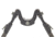 Tier One Evolution Bipod Blaser - Aluminum Tilt Picatinny 7in, Black, T1BEATP180B