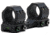 Tier One Monomount Short Saddle One Piece Mount, Black, 34mm, T1MUM340038