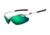 Tifosi Optics Tyrant 2.0 Sunglasses - Matte White Frame w/Clarion Green,AC Red and Clear Lens 1120101228