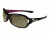 Tifosi Dea Sunglasses - Gloss Black &amp; Pink Frame, Smoke Gradient/GT/AC Red Lenses 0090203208