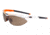 Tifosi Slip Sunglasses - Race Orange Frame, Brown/AC Red/Clear Lenses 0010101702