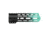 Tiger Rock AR-15 Angle Cut Clamp On M-Lok 7in Handguard, Black Base, Cerakote, Gradient, Robins Egg, Medium, FMLUS-7D-RGB-GRADIENT