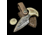 Titan International Knives Push Dagger Knife, 2.5in, Carbon Steel, Dagger, Camel Bone, TCK-50