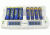 Titanium Smart Fast 8 Bay Battery Charger, White, 8800
