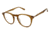 TLG NU026 Eyeglass Frames - Frame BROWN HORN, Size 47/20mm LYNU02602