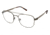 TLG NU035 Bifocal Prescription Eyeglasses - Frame GOLD, Size 56/20mm LYNU03503