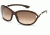 Tom Ford FT0008 Sunglasses - Shiny Dark Brown Frame Color, Gradient Brown Lens Color