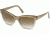 Tom Ford FT0430 Sunglasses - Beige Frame Color, Brown Mirror Lens Color
