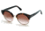 Tom Ford FT0608 Sunglasses - Dark Havana Frame Color, Brown Mirror Lens Color