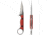 Toor Knives G10 Jank Shank Fixed Blade Knife, 3in, CPM S35VN Steel, Steel Handle, Stone, G10 Jank Shank-Stone