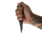 Toor Knives Jank Shank Fixed Blade Knife, 3in, CPM 35VN, Steel Handle, Outlaw, Jank-Shank-Outlaw