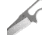 Toor Knives Jank Shank Fixed Blade Knife, 3in, CPM 35VN, Steel Handle, Slate, Jank Shank-Slate