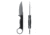 Toor Knives Jank Shank S Fixed Blade Knife, 3in, CPM M4 Steel, G10 Handle, Phantom Grey, Black Hydro Static, Jnk Shnk S - Phntm Gr