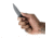 Toor Knives Jank Shank S Fixed Blade Knife, 3in, CPM M4 Steel, G10 Handle, Phantom Grey, Black Hydro Static, Jnk Shnk S - Phntm Gr