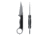 Toor Knives Jank Shank W Fixed Blade Knife, 3in, CPM M4 Steel, G10 Handle, Phantom Grey, Black Hydro Static, Jnk Shnk W - Phntm Gr