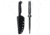 Toor Knives Krypteia S Fixed Blade Knife, 4in, CPM M4 Steel, G10 Handle, Phantom Grey, Black Hydro Static, Krypteia S - Phantom Grey