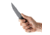 Toor Knives Krypteia S Fixed Blade Knife, 4in, CPM M4 Steel, G10 Handle, Phantom Grey, Black Hydro Static, Krypteia S - Phantom Grey