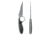 Toor Knives SOF Cortano Socom Fixed Blade Knives, 3.175in, CPM-M4, G10 Handle, Grey
