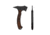 Toor Knives Tomahawk F13 Axe, 5.5in, D2, G10 Handle, Walnut, Tomahawk F13-Walnut