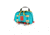 Topo Designs X Keen River Subalpine Hip Pack, Turquoise, 5028120985653