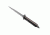 Tops Knives Desert Nomad Fixed Blade Knife, w/G10 handle, Black, 6.5in, DMAD-01