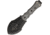 TOPS Knives Tracker Digger Knife, 10.5in Overall, 4.75in Black Traction Coated Double Edge 1095Hc Steel Blade, Black Linen Micarta Handle, Black Nylon Molle Compatible Sheath, TBT-DIG