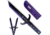 Toro Knives Diablo Black Throwing Knives, 15.75in Overall, 8.5in Black Powder 3Cr13 Blade, SS Handle, Nylon Sheath, 89