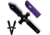 Toro Knives Muerto Black Throwing Knives, 13.5in Overall, 5.75in Black Powder 3Cr13 Blade, SS Handle, Nylon Sheath, 86