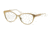 Tory Burch TY1044 Progressive Prescription Eyeglasses 3028-52 - Gold/ivory Frame