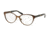 Tory Burch TY1044 Progressive Prescription Eyeglasses 3087-52 - Matte Brushed Brown/dark Torto Frame