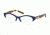 Tory Burch TY2046 Progressive Prescription Eyeglasses 1339-49 - Navy/spotty Tortoise Frame
