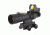 Trijicon ACOG 3x30 Scope, Dual Illuminated Amber Horseshoe/Dot .223 Ballistic Reticle, 4.0 MOA RMR Sight, and TA60 Mount