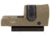 Trijicon 1x42 Reflex Sight, CK-FDE, Amber 4.5 MOA Dot Reticle, ACOG Base with TA51 Fla, 800109