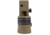 Trijicon 1x42 Reflex Sight, CK-FDE, Amber 6.5 MOA Dot Reticle, ACOG Base with TA51 Fla, 800091