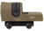 Trijicon 1x42 Reflex Sight, CK-FDE, Amber 6.5 MOA Dot Reticle, ACOG Base with TA51 Fla, 800091