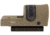 Trijicon 1x42 Reflex Sight, CK-FDE, Amber 6.5 MOA Dot Reticle, ACOG Base with TA51 Fla, 800091