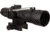 Trijicon 3x30 mm Dual Illuminated Q-LOC Compact ACOG Scope, 3x30 mm, 300BLK 115/220gr. Green, Crosshair Reticle, Matte Black, 400382