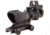 Trijicon 4x32 ACOG Rifle Scope, Center Illuminated Amber Crosshair .223 Reticle w/ Colt Knob Thumbscrew Mount &amp; LED 3.25 MOA Red Dot RMR Type 2, Black, 100556