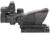 Trijicon 4x32 ACOG Rifle Scope, Dual Illuminated Red Chevron .223 Reticle w/ Colt Knob Thumbscrew Mount &amp; LED 3.25 MOA Red Dot RMR Type 2, Black, 100549